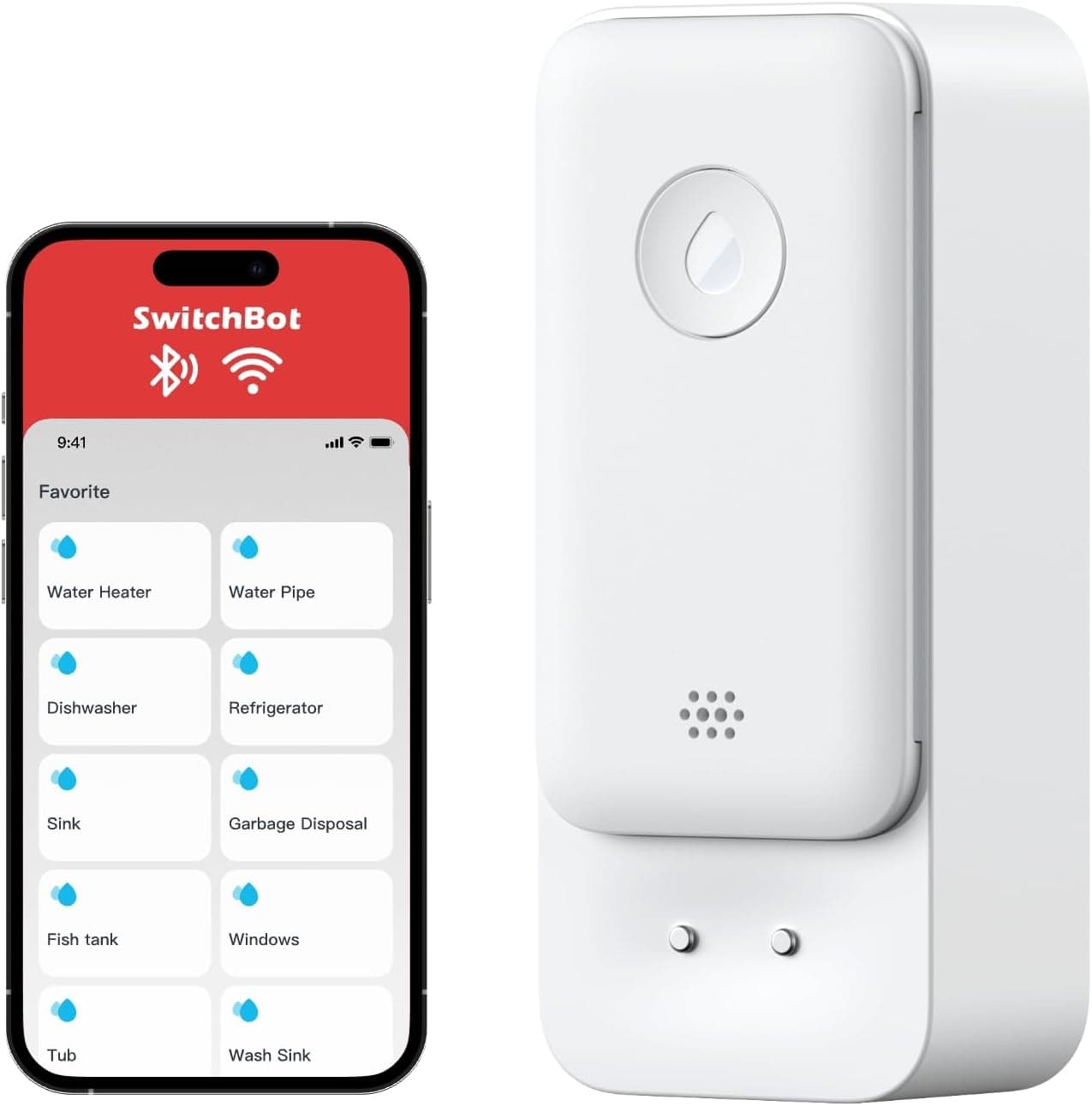SwitchBot WiFi Water Leak Detector