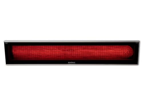 Bromic Platinum Smart Heat 3400W Electric Patio Heater - Radiant Infrared, 208V, Black Finish - BH0320021