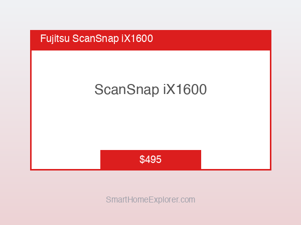 Fujitsu ScanSnap iX1600